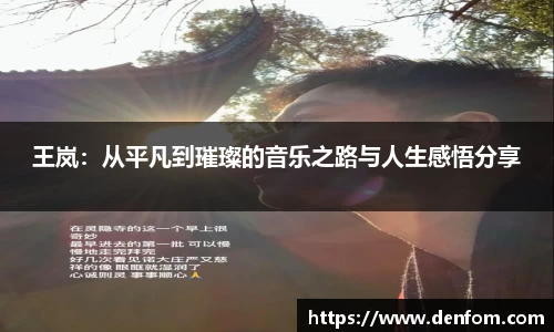 王岚：从平凡到璀璨的音乐之路与人生感悟分享